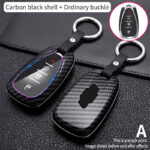 Simple Car Carbon Fiber Key Cover - Image 2