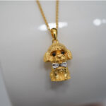 Brushed Craft Silver Jewelry Color Separation Cute Small Curly Pendant - Image 6