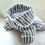 Pet Dog Cat Clothing Home Clothing Striped Cotton And Linen Pajamas - Image 3