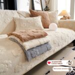 Thickened Fleece Cream Style Simple Non-slip Sofa Cushion - Image 3