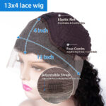 Ginger Body Wave Lace Front Wig In Stock Orange Big Wave Lace Headgear - Image 4