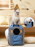 Outdoor Portable Summer Breathable Large-capacity Canvas Backpack Space Capsule - Image 10