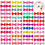 Pet Hairpin Headwear Dog Cat Ornaments Bow Headflower - Image 3
