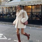 Loose Fashion Mid-length Fur Overcoat Coat