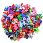 Pet Supplies Bow Rubber Band Scrunchie Head Flower Dog Cat Accessories - Image 6