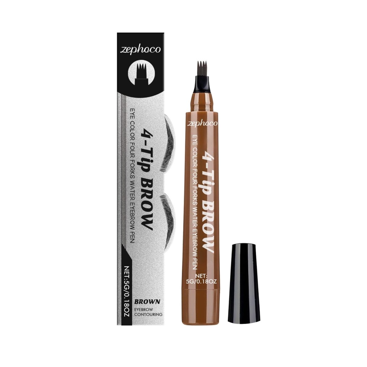 Eye Color Four Forks Water Eyebrow Pen - Image 1