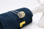 925 Silver And Gold Honeycomb Floor Pendant - Image 3