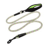 Pet Leash Adjustable Heavy Duty Neoprene Padded Handle Training Dog Walking Leash - Image 4
