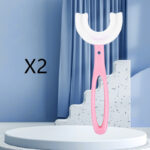 Children's U-shaped Food Grade Soft Rubber Toothbrush - Image 10