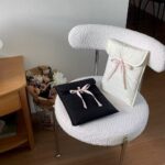 Women's Ballet Style Bow Quilted Computer Bag - Image 8