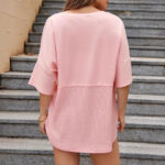 Women's Waffle Knit Top Fashion - Image 4