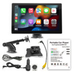 Cross-border 9-inch Portable Carplay Central Control Large Screen Vehicle Navigation WiFi Internet Access Car Bluetooth Radio - Image 4