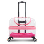 Cat Bag Pet Trolley Bag Outdoor Portable Universal Wheel Breathable Pull Rod Pet Box Large Capacity - Image 8