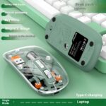 Transparent Wireless Mouse Desktop Computers And Laptop Office Home Mouse - Image 9