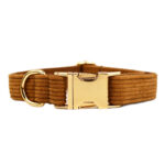 Caramel Corduroy Corduroy Pet Collar - Image 2
