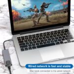 5-in-1 Type-c To HDMI Network Card USB Expansion Dock - Image 5