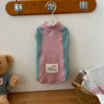 Contrast Color Sleeve Cotton Base Shirt Pet - Image 6