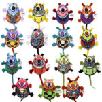 Cat Mint Colorful Mouse Plush Mouse Cat Toy Bell Funny Cat Pet Supplies 15 Boxed - Image 5