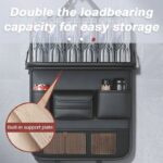 Car Seat Storage Bag Auto Back Seat Back Organizer With Foldable Table Tray PU Leather Tablet Holder Tissue Box Car Accessories - Image 5