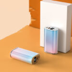 Mini Lipstick Portable Gradient Color Power Bank - Image 5