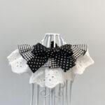 Saliva Towel Pet Bib Bow Tie Muppet - Image 2