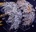 European And American Bridal Headdress Luxury Rhinestone Wide Headband - Image 5