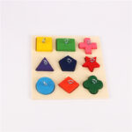 Parrot Training Toy 9 Color Wooden Blocks - Image 5
