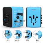 Travel Multifunctional 4 Charging Dock USB Converter - Image 3