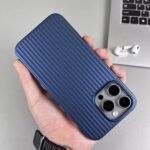 Metal Corrugated Grating Skin Frosted Phone Case - Image 4