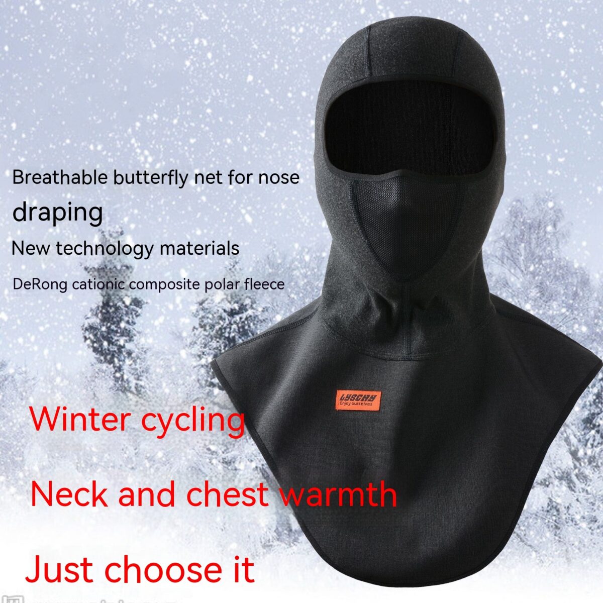 Men's And Women's Outdoor Cold-proof Windproof Cycling Mask Motorcycle - Image 1