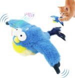 Interactive Chirping Bird Cat Toy, 2025 New Flying Interactive Flapping Chirping Bird Cat Toy, Flapping Bird Cat Toy For Indoor Bored Cats, Flapping Bird Cat Toy - Image 3