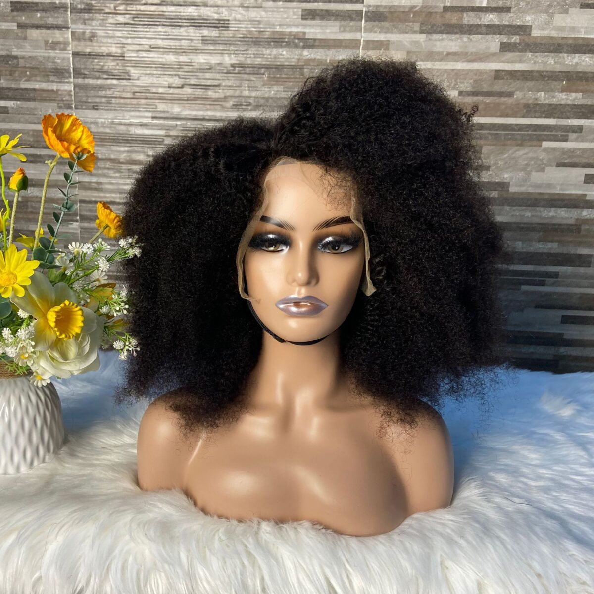 Front Lace Real Explosion Wig - Image 1