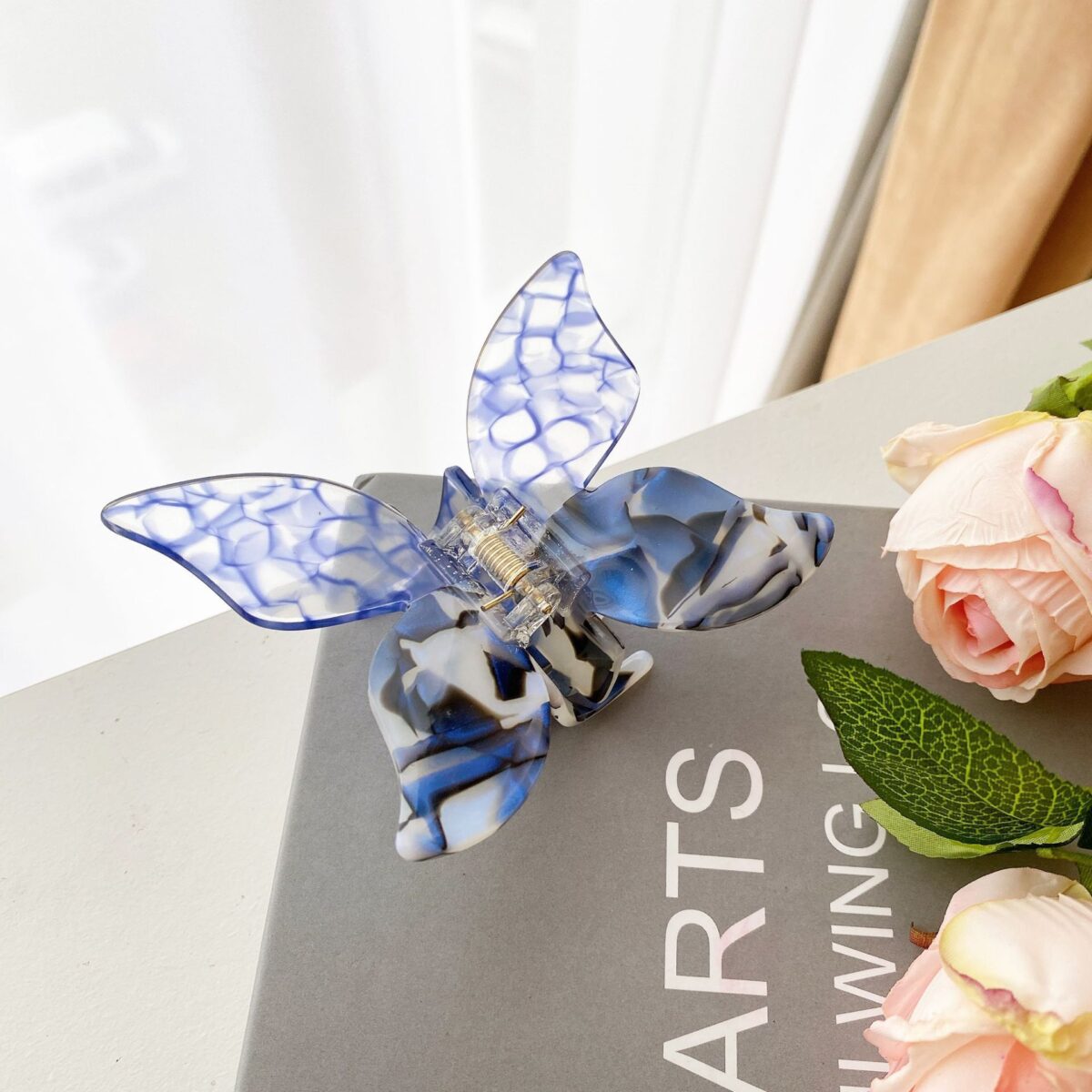 Butterfly Hairpin Girl Clip Back Head Pan - Image 6