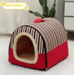 Portable Handle Pet Bed Small And Medium Sized Kennel Warm Cattery - Image 7