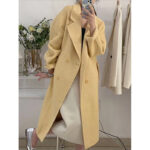 Light Luxury Thick Rabbit Fur Silk Double-faced Woolen Goods Coat - Image 9
