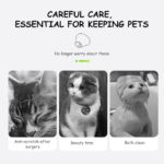 Adjustable Pet Neck Cone Recovery Pet Cat Recovery Collar Cat Soft Lemon Neck Cone Adjustable Pet E Collar After Surgery, Wound Healing Protective Cat Elizabethan Collar For Kitten & Puppy - Image 6