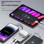 66W Two-wire Magnetic Super Fast Charge Wireless Power Bank - Image 4