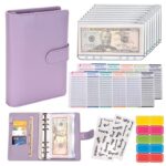 Macaron Loose-leaf Leather Notebook With Zipper Wallet Bill Storage Bag - Image 10