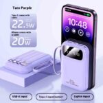 Compact And Portable Large Capacity Portable Power With Cable - Image 4