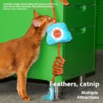 Cat Elastic String Toy Self-Hi Relieving Stuffy Cat Teaser