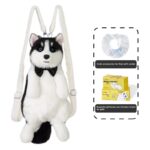 Husky Plush Simulation Bag Toy - Image 10