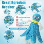 Squeaky Dog Toy,Octopus Sniffing Dog Toys, Plush Interactive Puzzle Dog Toys With Soft Fabric Crinkle For Large, Medium, Small Sized Dog, Relieve Stress, Encourage Natural Foragin,Best Dog Boredom Toy - Image 2