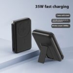 QI2 Magnetic Magsafe Wireless Power Bank Three-in-one Bracket 15W With Cable - Image 5