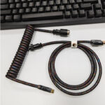 8K Magnetic Shaft Machinery Keyboard Cable Keyboard Cable Aviation Incense Inserted Spring Wire - Image 7