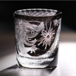 Jinzhi Black Dragon Phoenix Dance Crystal Glasses