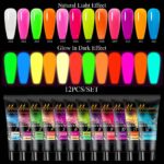 12 Color Extender Sequin Nail Enhancement Set - Image 2