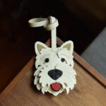 Genuine Leather Handmade Car Key Pendant Bag Hanging Ornament Cute Pet Gift - Image 6
