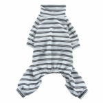 Summer Dog Clothes Striped Home Pajamas Thin - Image 2