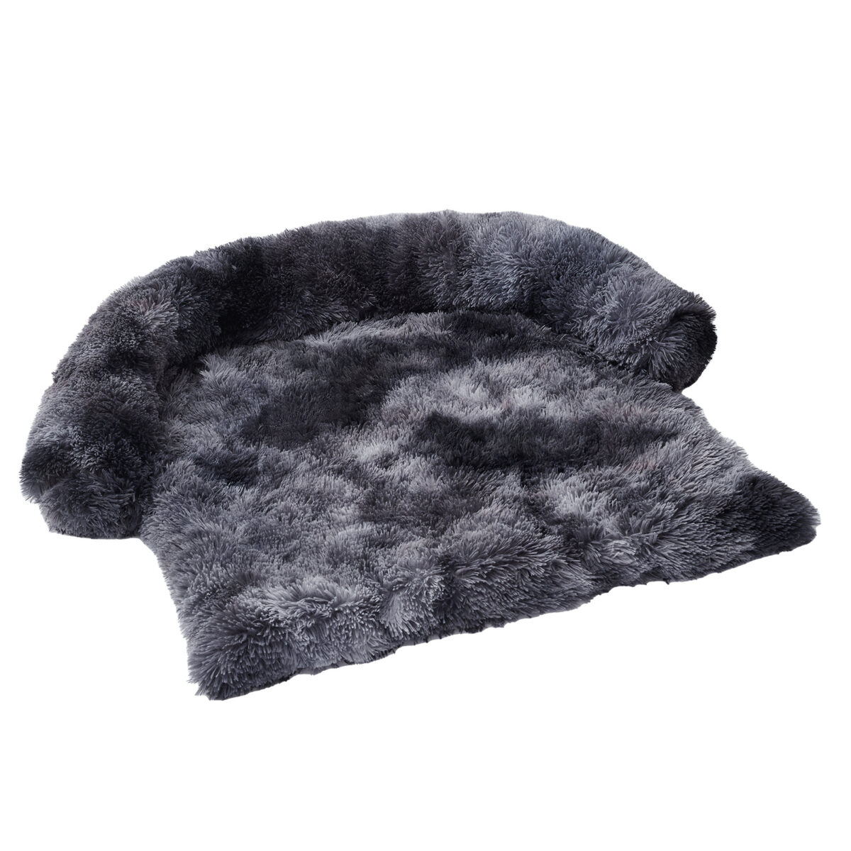Calming Dog Bed Fluffy Plush Dog Mat For Furniture Protector With Zipper Removable Washable Cover For Large Medium Dogs And Cats - Image 2