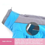Thickened Velvet Cotton Clothes Plush Coat Warm And Comfortable Reflective Dog Coat - Image 3